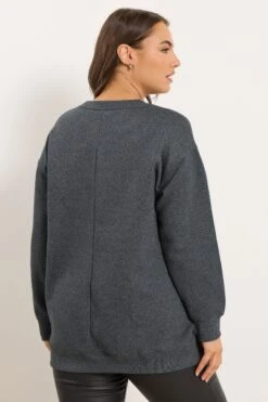 YOURS Curve Sweat-shirt Gris à Paillettes étoiles « Shine Bright » 9 YOURS Curve Sweat-shirt Gris à Paillettes étoiles « Shine Bright » -Evans Boutique 3520434f d13e 4a 304452 C