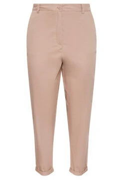 YOURS - Pantalon Chino Rose Poudré Coupe Droite 14 YOURS - Pantalon Chino Rose Poudré Coupe Droite -Evans Boutique 35d4facf ad61 49 143488 X