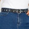 Ceinture Noire & Argentée Clouté -Evans Boutique 35e9fd32 7f4a 44 245113 A