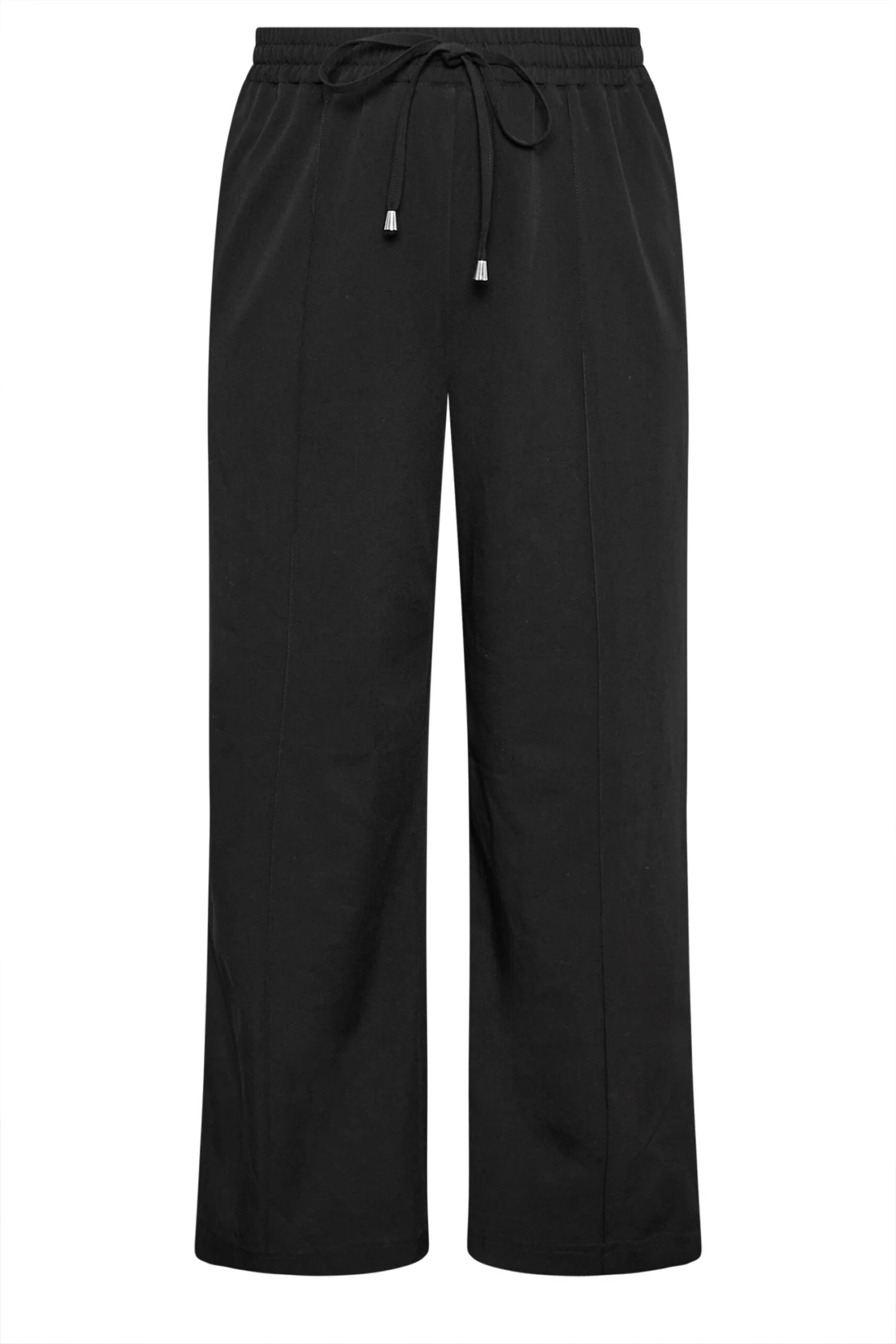 YOURS - Pantalon Noir Bandes Blanches Coupe Wide Leg 9 YOURS - Pantalon Noir Bandes Blanches Coupe Wide Leg – Image 7