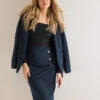 LTS Tall Navy Blue Tailored Button Midi Skirt 2 LTS Tall Navy Blue Tailored Button Midi Skirt -Evans Boutique 39e61606 1b3f 47 353963 L1
