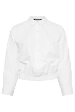 LIMITED COLLECTION - Chemisier Blanc à Boutons En Coton 11 LIMITED COLLECTION - Chemisier Blanc à Boutons En Coton -Evans Boutique 3a9af6cc a909 4f 216336 X