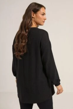 YOURS Curve Pull De Noël Fantaisie Bonhomme En Pain D'épices Noir -Evans Boutique 3c1f9ce8 6b33 4f 285081 C