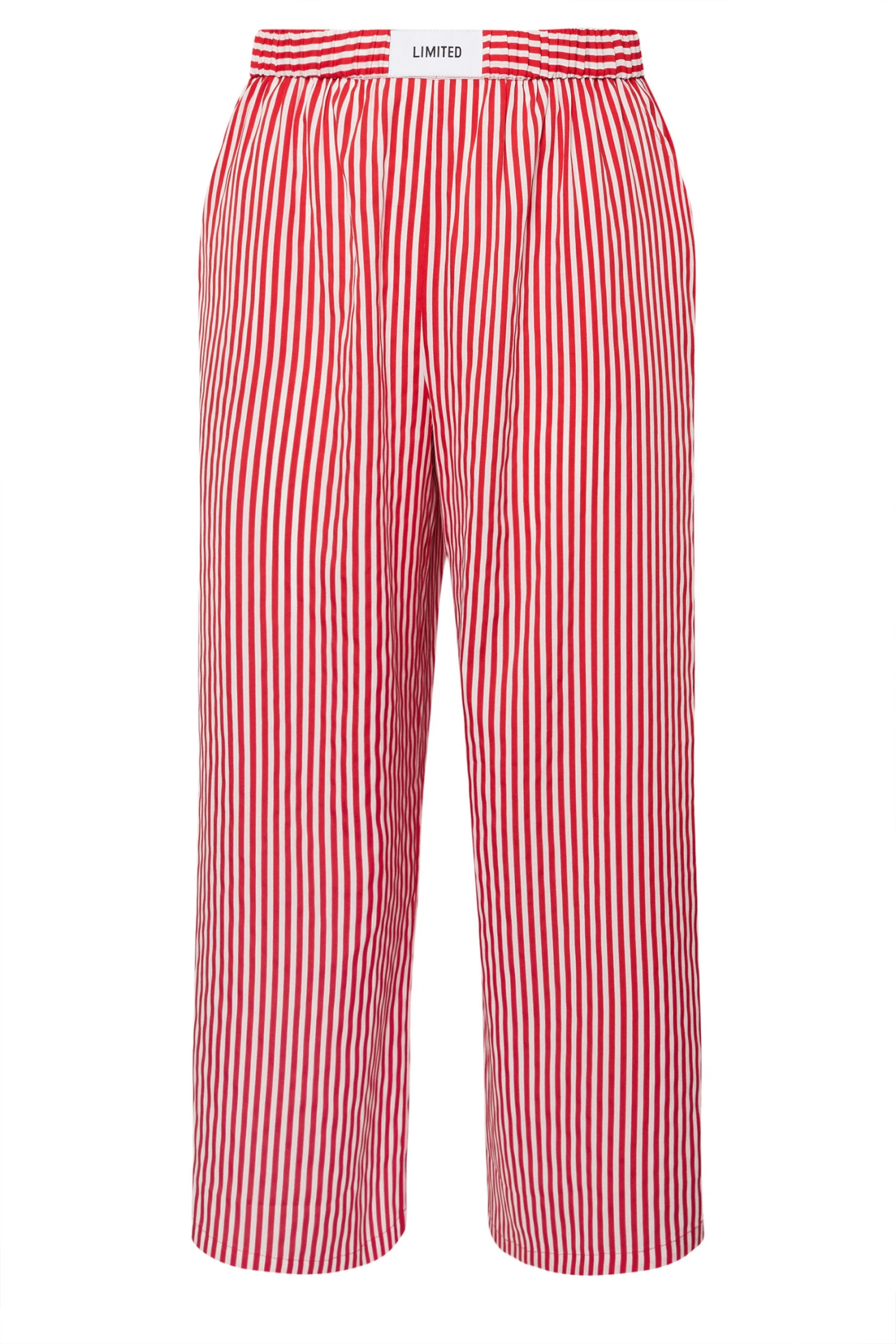 LIMITED COLLECTION - Pantalon Effet Boxer Rouge à Rayures 8 LIMITED COLLECTION - Pantalon Effet Boxer Rouge à Rayures – Image 6