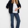 LTS Tall Maternity Dark Blue Turn Up Straight Leg Jeans 1 LTS Tall Maternity Dark Blue Turn Up Straight Leg Jeans -Evans Boutique 3d591559 3ec1 4d 198132 A