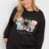 YOURS - Sweatshirt Noir Festif Manches Longues Nounours De Noël 1 YOURS - Sweatshirt Noir Festif Manches Longues Nounours De Noël -Evans Boutique 3e461771 baad 4c 303816 A