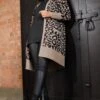 EVANS Curve Brown Leopard Print Knitted Cardigan 1 EVANS Curve Brown Leopard Print Knitted Cardigan -Evans Boutique 3f151c00 9eb3 45 61554153