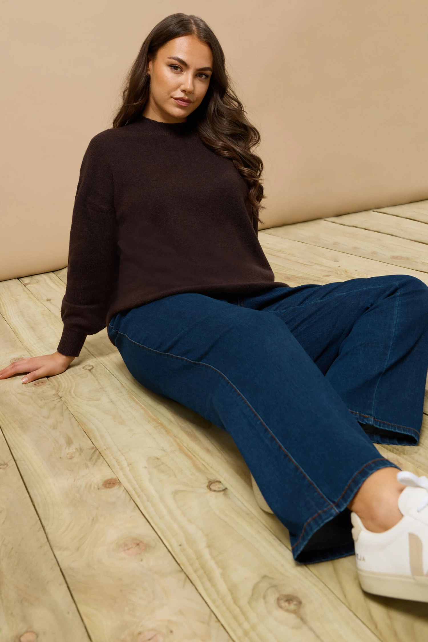 EVANS Curve Fit Indigo Straight Leg Jeans 4 EVANS Curve Fit Indigo Straight Leg Jeans – Image 2