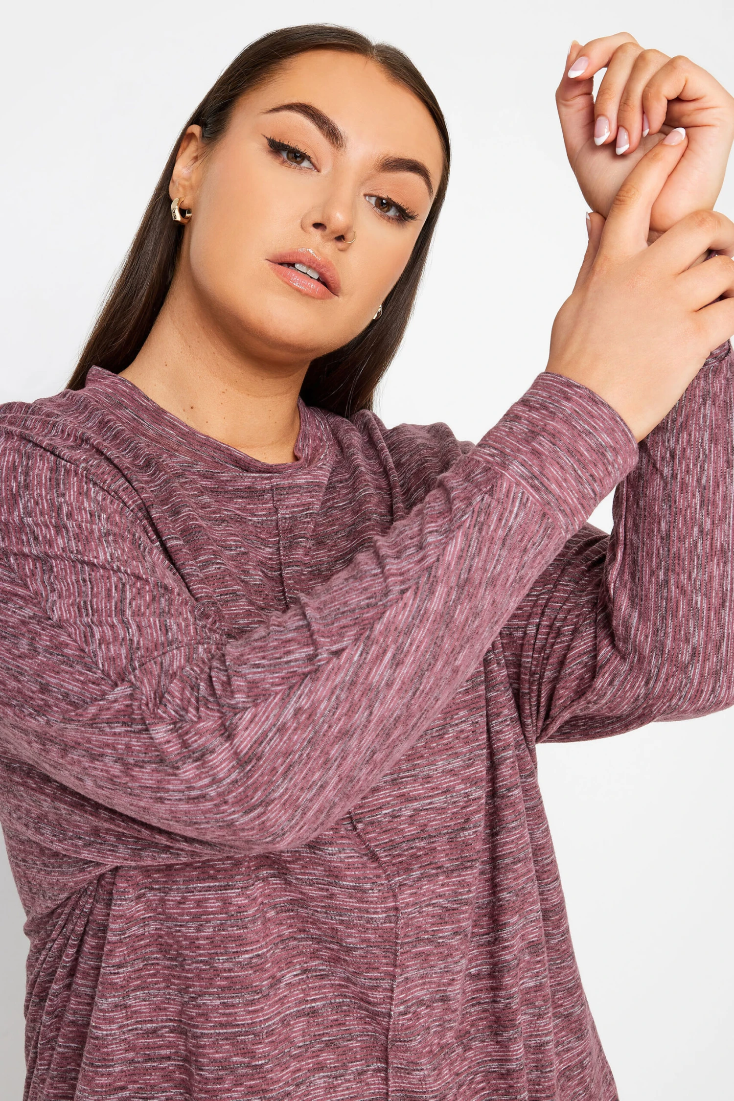 YOURS - Pull Framboise Ample Toucher Doux 6 YOURS - Pull Framboise Ample Toucher Doux – Image 4