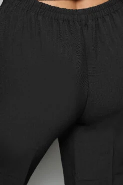 Pantalon Noir Coupe Droite - Deux Longueurs 13 Pantalon Noir Coupe Droite - Deux Longueurs -Evans Boutique 4328fb39 0286 40 28118 E