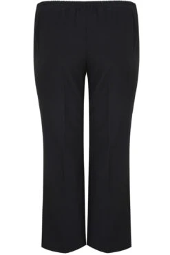 Pantalon Noir Coupe Droite - Deux Longueurs 15 Pantalon Noir Coupe Droite - Deux Longueurs -Evans Boutique 4603e1bd 8b5d 40 028116 BK