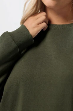 YOURS - Sweat-shirt Vert Kaki 10 YOURS - Sweat-shirt Vert Kaki -Evans Boutique 46bbd454 59b8 42 126761 D