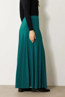 LTS Tall Teal Green Godet Maxi Skirt -Evans Boutique 47615d24 8cb4 4f 356688 C