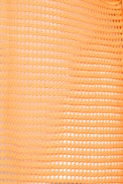 YOURS - Cardigan Orange Midi Design En Crochet -Evans Boutique 477e6e04 56d2 46 300999 Z