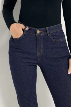 LTS Tall Indigo Blue Denim Bootcut Jeans 12 LTS Tall Indigo Blue Denim Bootcut Jeans -Evans Boutique 48b3bd68 33a7 49 351519 C