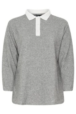 YOURS - Top Gris Block De Couleur Manches Longues 11 YOURS - Top Gris Block De Couleur Manches Longues -Evans Boutique 48c5a2bf ddf3 48 285044 X