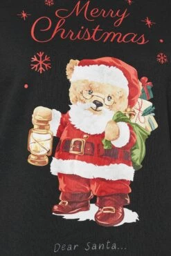 YOURS - Robe-Sweatshirt Noire 'Merry Christmas' Peluche 13 YOURS - Robe-Sweatshirt Noire 'Merry Christmas' Peluche -Evans Boutique 48c5ec51 a94f 42 303826 Z