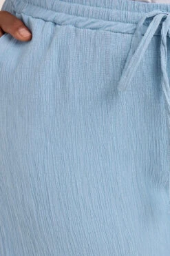 YOURS - Pantalon Jupe-Culotte Bleu Ciel Plissé à Poches 10 YOURS - Pantalon Jupe-Culotte Bleu Ciel Plissé à Poches -Evans Boutique 498d005a 4fb7 40 310162 D