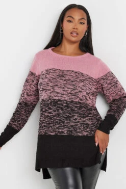 YOURS - Pull En Maille Rose Block De Couleur 11 YOURS - Pull En Maille Rose Block De Couleur -Evans Boutique 4a51a805 0fb3 4f 280484 D