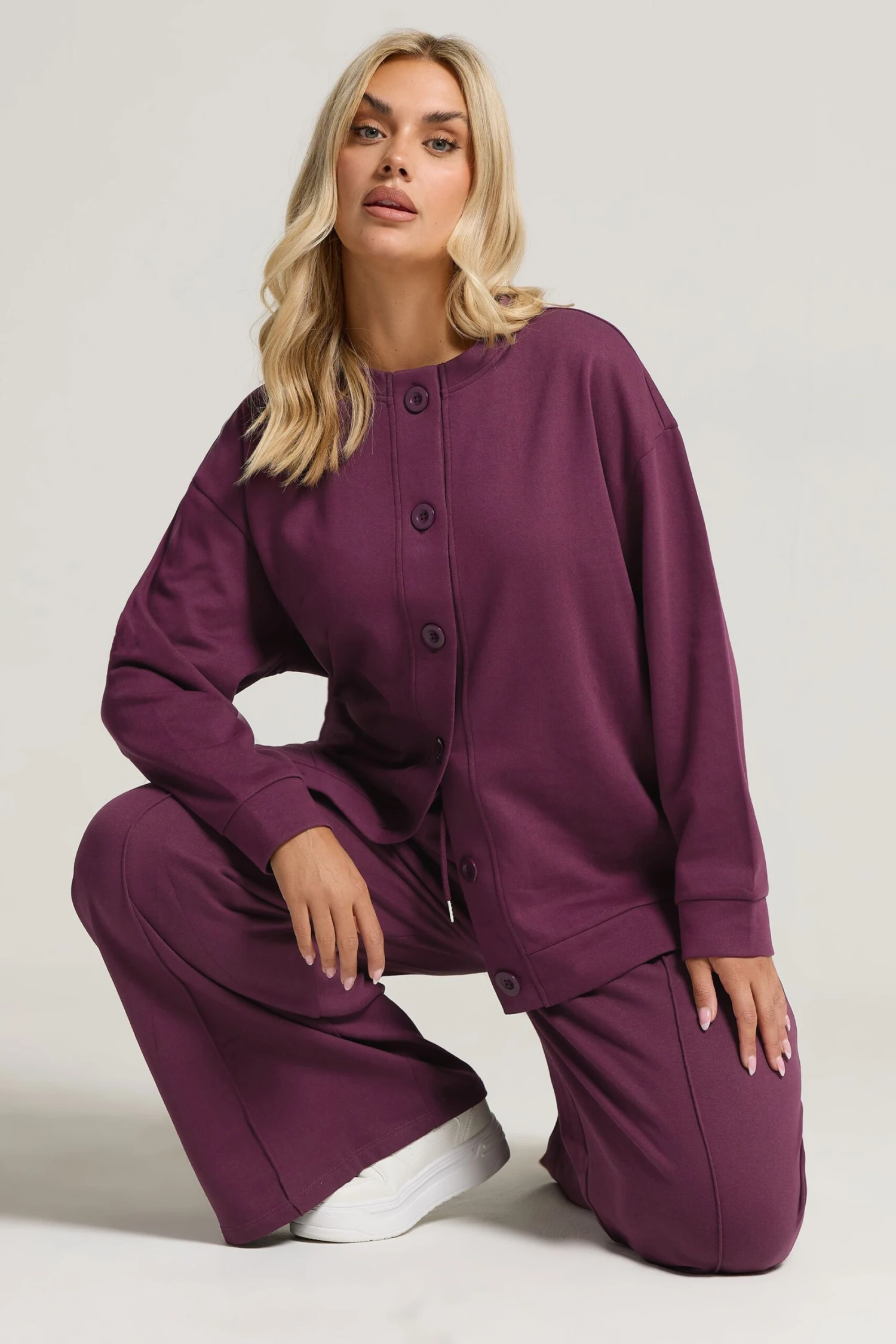 YOURS Curve Cardigan à Boutons Bordeaux Rouge 3 YOURS Curve Cardigan à Boutons Bordeaux Rouge