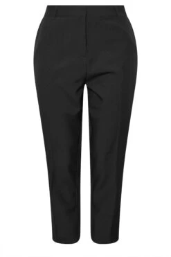 YOURS Curve Pantalon Fuselé Noir à Plis Sur Le Devant -Evans Boutique 4becca16 f7a3 4a 143968 X