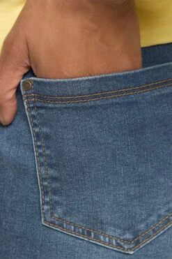 M&Co Blue Mid Wash Skinny Jeans 12 M&Co Blue Mid Wash Skinny Jeans -Evans Boutique 4c225910 066b 43 500688 D