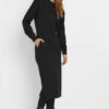 LTS Tall Black Sweatshirt Midi Dress -Evans Boutique 4cce8b3e efbe 43 354959 A