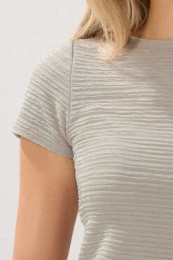 LTS Tall Ivory White Textured Slash Neck Top 10 LTS Tall Ivory White Textured Slash Neck Top -Evans Boutique 4d1f5cd0 7785 42 356656 D