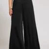 YOURS LONDON - Pantalon Noir Satiné Coupe Wide Leg 1 YOURS LONDON - Pantalon Noir Satiné Coupe Wide Leg -Evans Boutique 4d38d0db 3f8d 48 162792 A