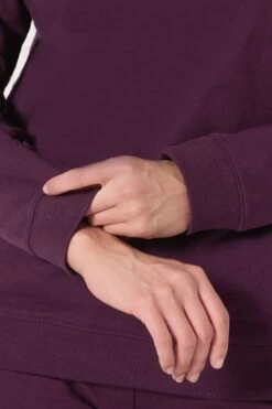 LTS Tall Purple Crew Neck Sweatshirt -Evans Boutique 4e7b23cd 1415 45 356152 D