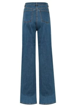 LTS Tall Indigo Blue Stretch Wide Leg Jeans 17 LTS Tall Indigo Blue Stretch Wide Leg Jeans -Evans Boutique 4e8c66a9 46d2 4c 196826 Y