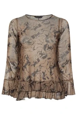 LIMITED COLLECTION Chemisier En Maille à Imprimé Cheval Marron 11 LIMITED COLLECTION Chemisier En Maille à Imprimé Cheval Marron -Evans Boutique 4e9d9c72 3981 4e 216770 X