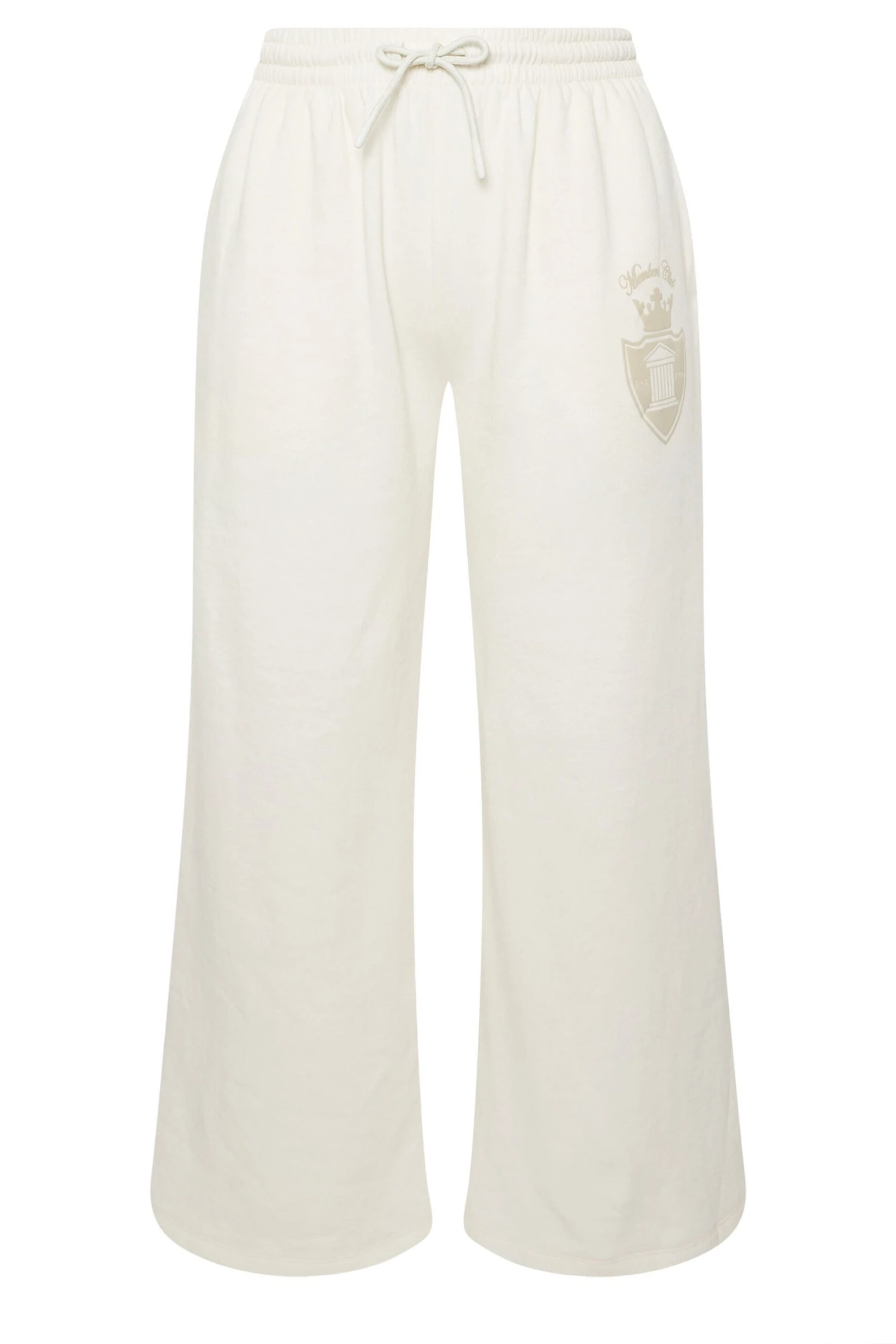 LIMITED COLLECTION Pantalon De Jogging à Jambe Large Curve Cream « New York » 7 LIMITED COLLECTION Pantalon De Jogging à Jambe Large Curve Cream « New York » – Image 5