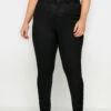Evans Curve Black Skinny Jeans