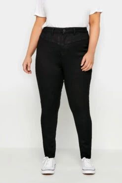 Evans Curve Black Skinny Jeans