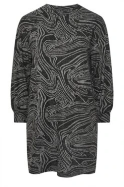 YOURS Curve Robe Pull Noire Douce Au Toucher à Imprimé Abstrait 11 YOURS Curve Robe Pull Noire Douce Au Toucher à Imprimé Abstrait -Evans Boutique 4f405d66 e8e0 46 303977 X