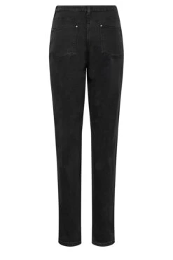 LTS Tall Black Washed UNA Stretch Mom Jeans 9 LTS Tall Black Washed UNA Stretch Mom Jeans -Evans Boutique 4ff31f90 76a5 46 196820 Y