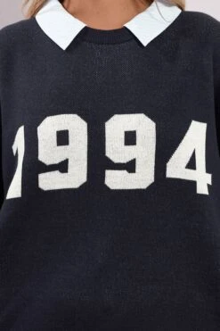 YOURS Curve Pull 2 En 1 Bleu Marine « 1994 » -Evans Boutique 5009952a ffc1 45 280654 D