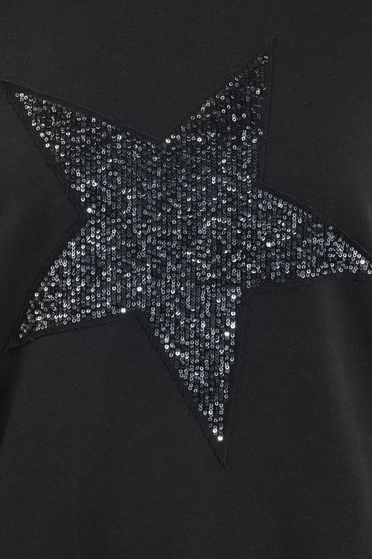 YOURS Curve Sweat-shirt Noir à étoiles Orné De Sequins 6 YOURS Curve Sweat-shirt Noir à étoiles Orné De Sequins – Image 4