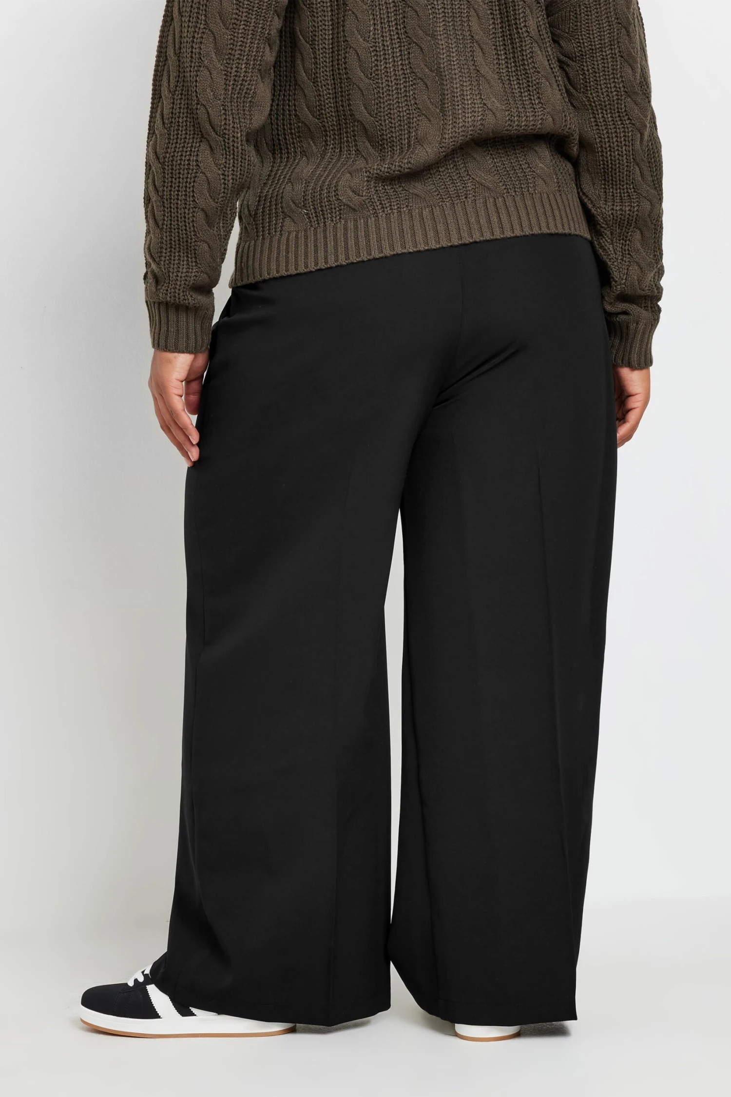 YOURS - Pantalon Noir Coupe Wide Leg à Poches 5 YOURS - Pantalon Noir Coupe Wide Leg à Poches – Image 3