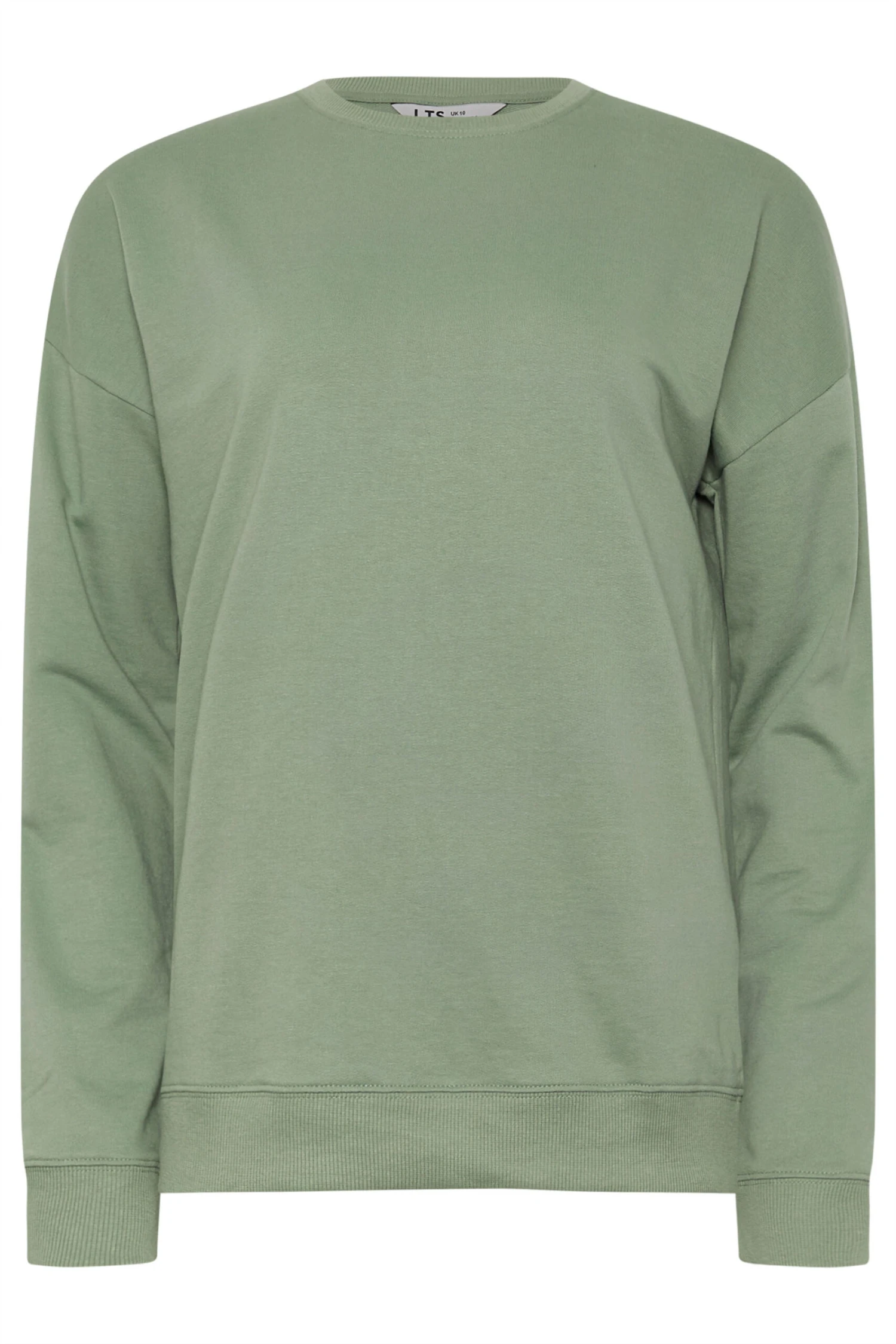 LTS Tall Sage Green Crew Neck Sweatshirt 7 LTS Tall Sage Green Crew Neck Sweatshirt – Image 5