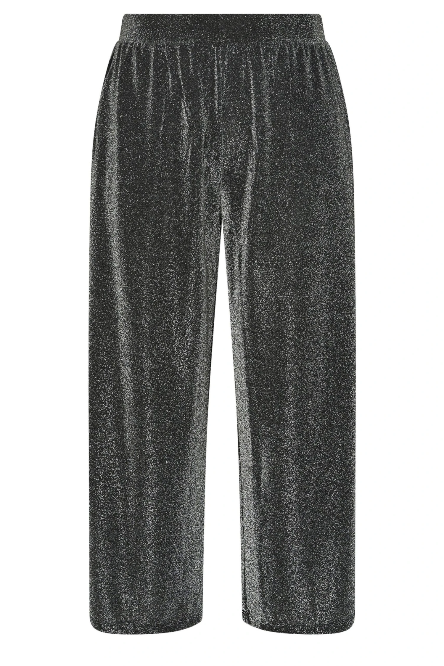 YOURS - Pantalon Argenté Métallique Coupe Wide Leg 8 YOURS - Pantalon Argenté Métallique Coupe Wide Leg – Image 6