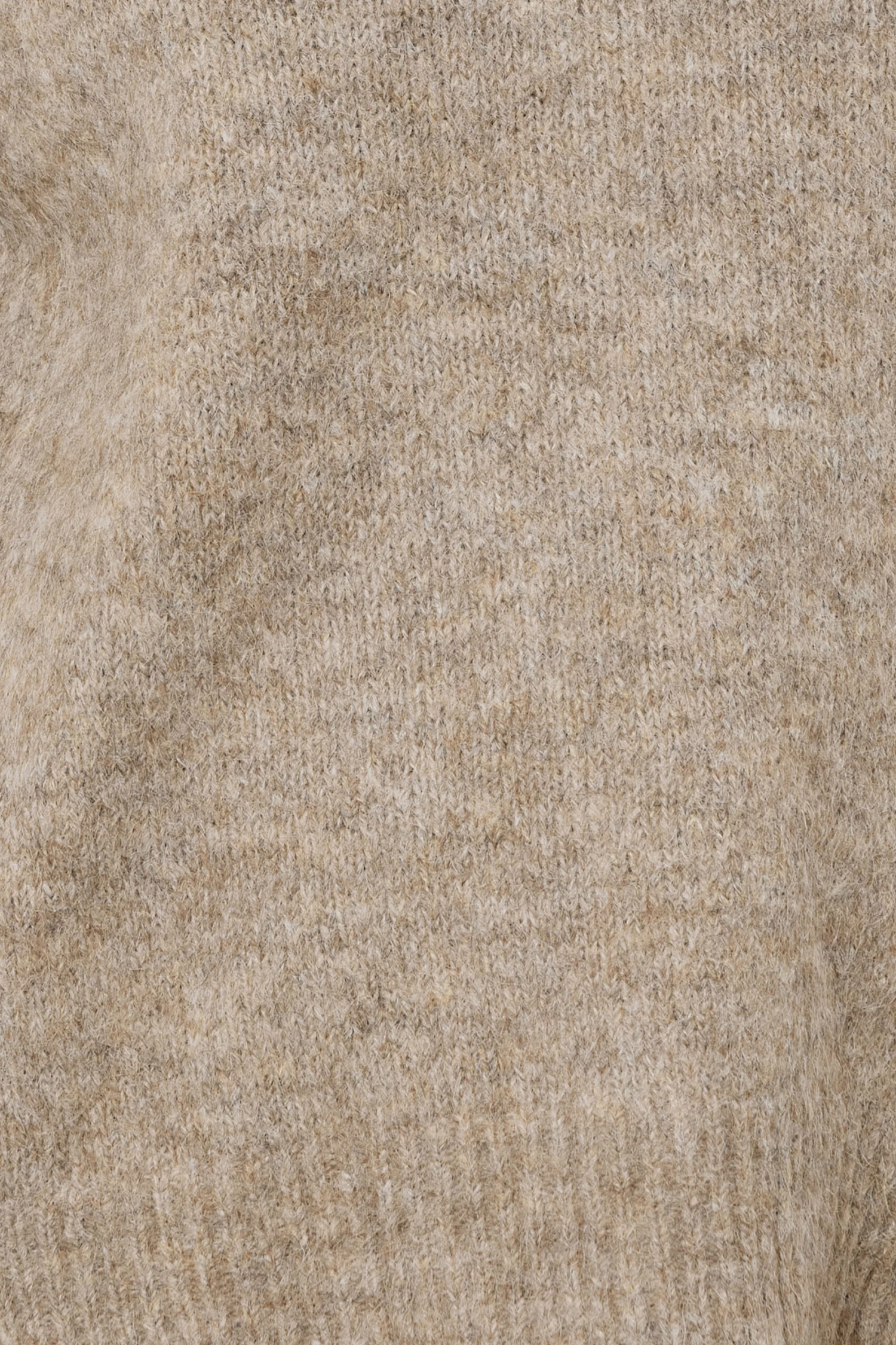 EVANS Curve Natural Brown Knitted V-Neck Jumper 8 EVANS Curve Natural Brown Knitted V-Neck Jumper – Image 6