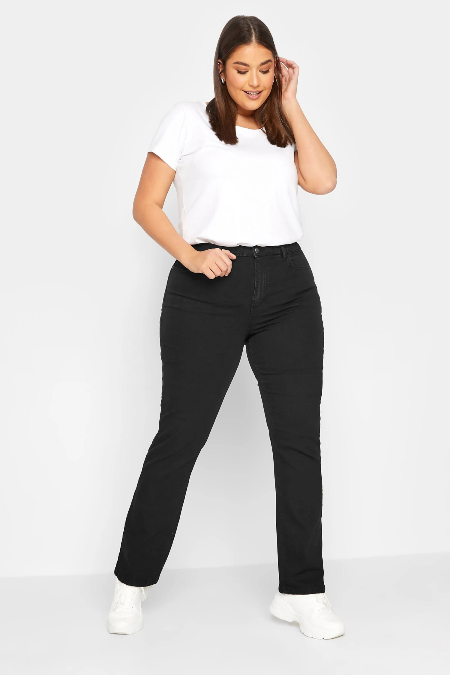 LTS Tall Black MIA Stretch Slim Leg Jeans 4 LTS Tall Black MIA Stretch Slim Leg Jeans – Image 2