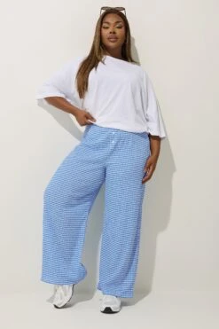 LIMITED COLLECTION Pantalon Curve Vichy Boutonné Sur Le Devant