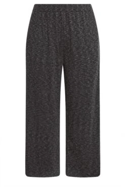 YOURS Curve Pantalon Large Côtelé Gris Chiné 11 YOURS Curve Pantalon Large Côtelé Gris Chiné -Evans Boutique 558f53c0 121d 48 310280 X