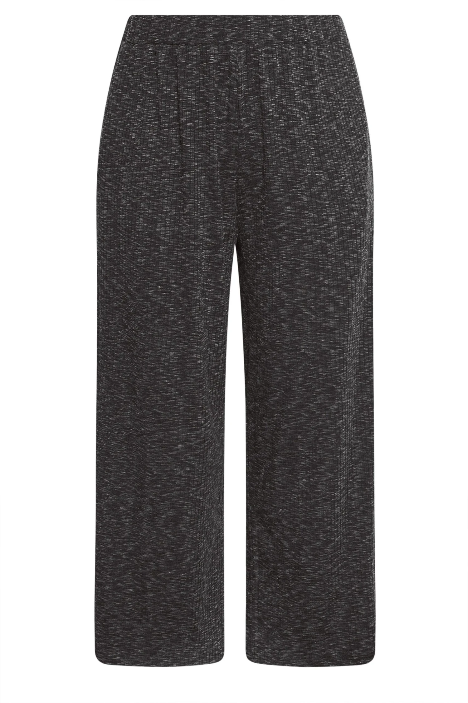 YOURS Curve Pantalon Large Côtelé Gris Chiné 7 YOURS Curve Pantalon Large Côtelé Gris Chiné – Image 5