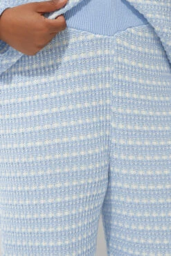 LIMITED COLLECTION - Pantalon Bleu Ciel Coupe Wide Leg Effet Tweed 12 LIMITED COLLECTION - Pantalon Bleu Ciel Coupe Wide Leg Effet Tweed -Evans Boutique 57e6ffce a9bd 4c 216542 D