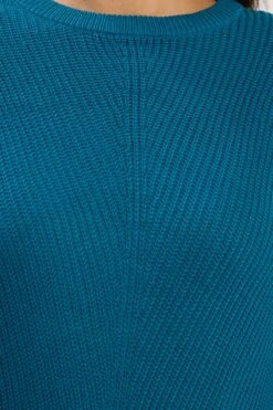 YOURS Curve Pull En Maille Bleu Foncé Essentiel -Evans Boutique 5869634b c32b 41 280796 D