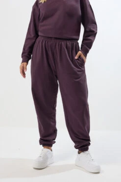 YOURS - Pantalon De Jogging Violet à Revers 8 YOURS - Pantalon De Jogging Violet à Revers -Evans Boutique 589542a5 72c4 48 310209 A